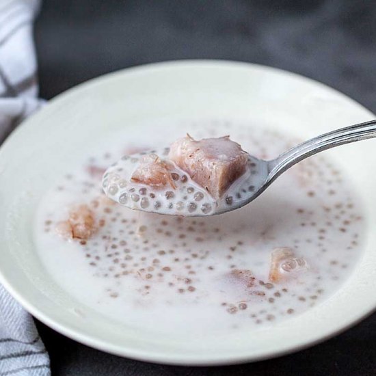 TARO & TAPIOCA PEARL DESSERT