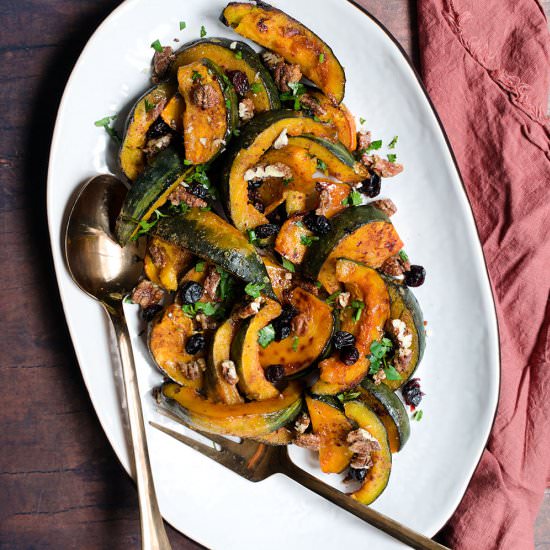 Cinnamon spiced kabocha squash