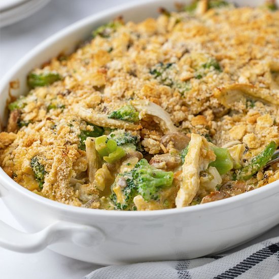 chicken broccoli mushroom casserole