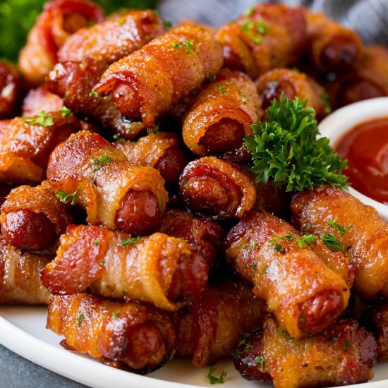 Bacon Wrapped Smokies