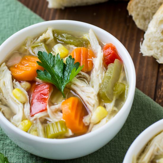 Slow Cooker Chicken Soup