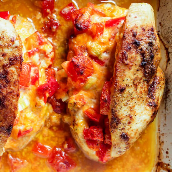 Cheesy Stuffed Chicken Breasts