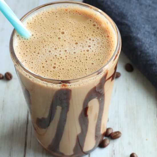 Frozen Hazelnut Mocha Coffee