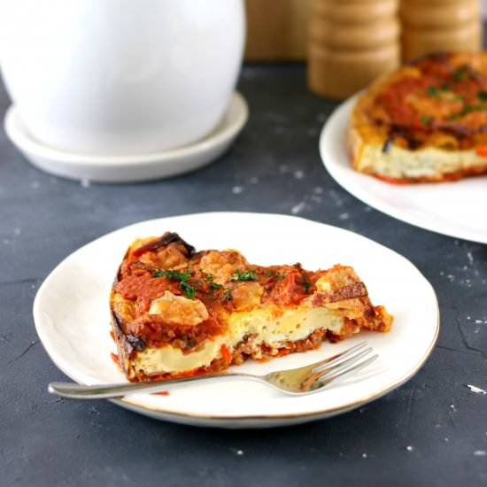 Gluten Free Pizza Frittata