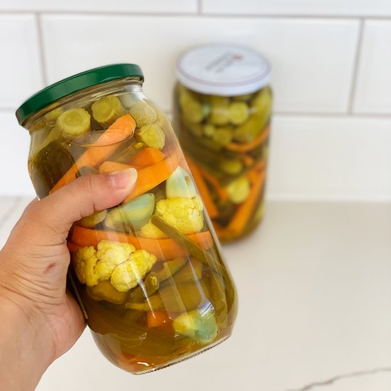 Pickled Vegetables-Armenian Tourshi