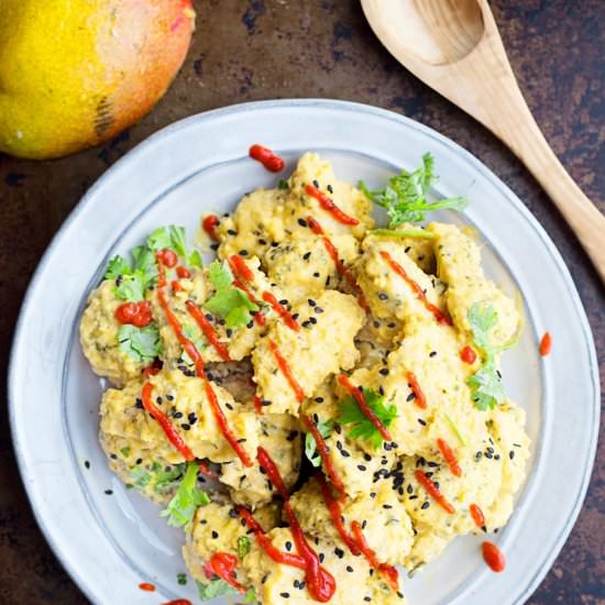 Mango Sriracha Chicken Nuggets