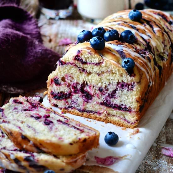 Vegan Blueberry Babka