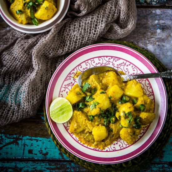 Nepali Alu ko Achar / Potato salad