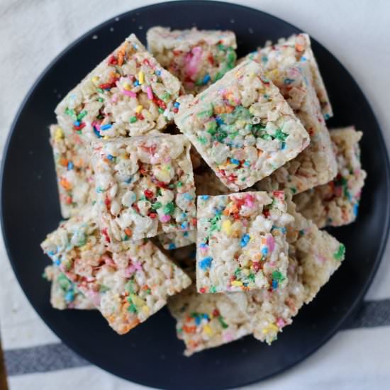 Funfetti Rice Crispy Treats