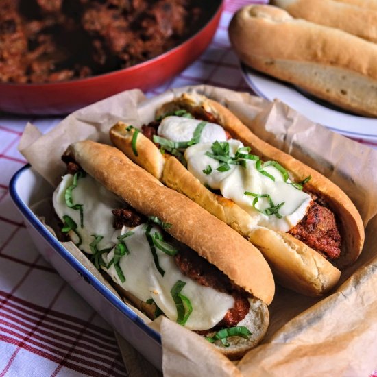 Italian-American Meatball Hoagies