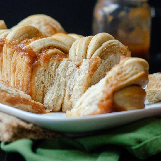 apple butter pull apart bread