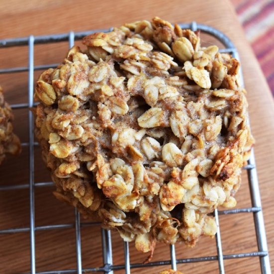 Banana Bread Breakfast Cookies V&GF