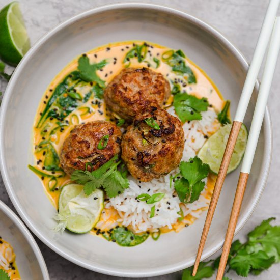 thai turkey meatballs