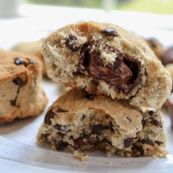 Chocolate Chip PB Cup Cookies