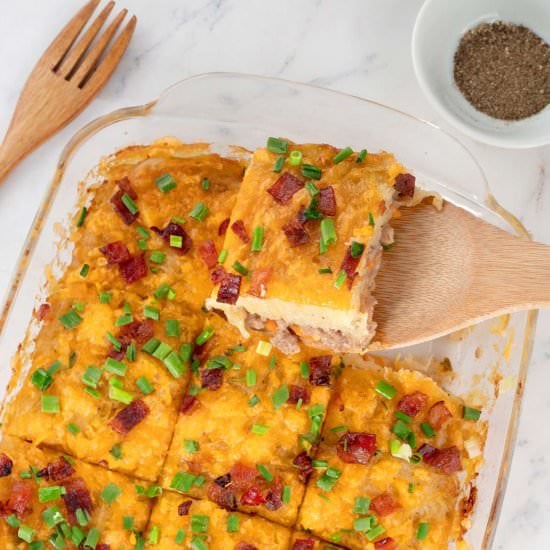 Healthy Hashbrown Casserole