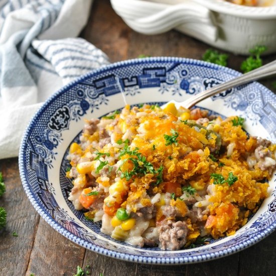 Hamburger Casserole with Rice