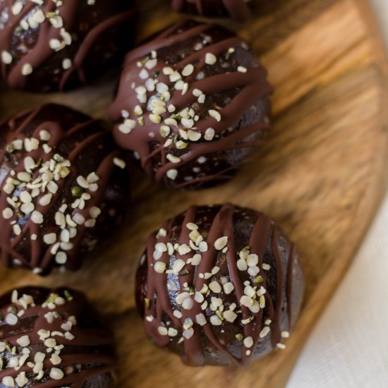 Hemp Seed Chocolate Bliss Balls