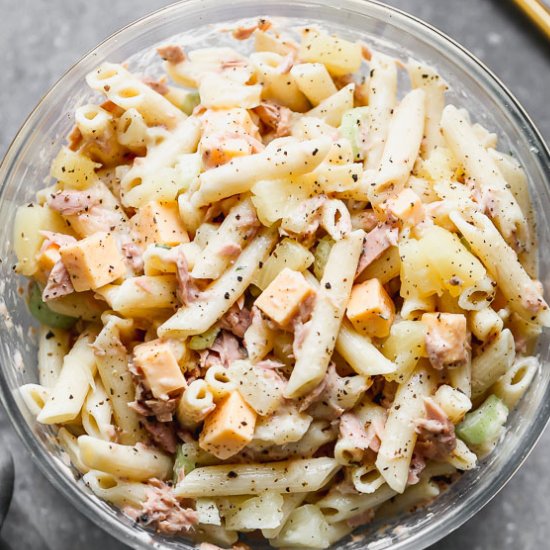 Creamy Tuna Pasta Salad