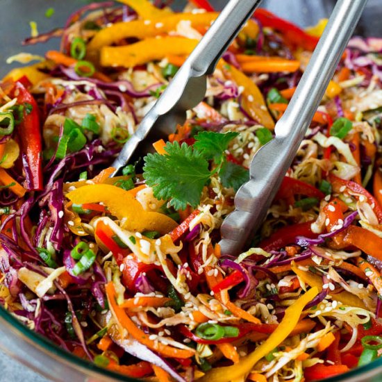 Asian Slaw with Sesame Dressing