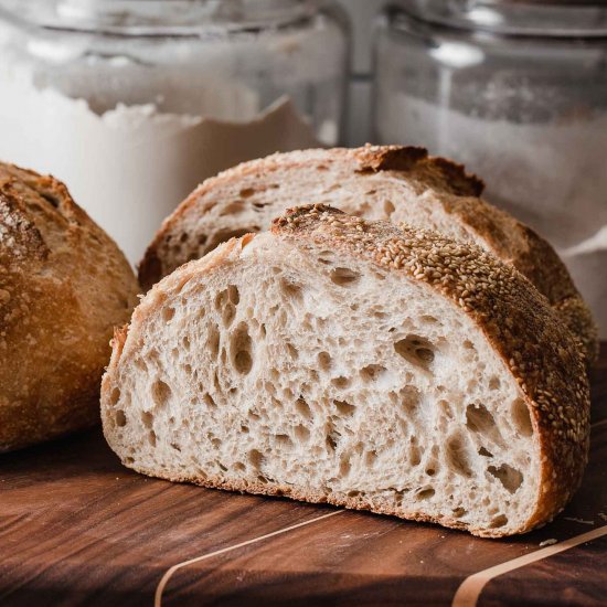 Sourdough Country Loaf Bread