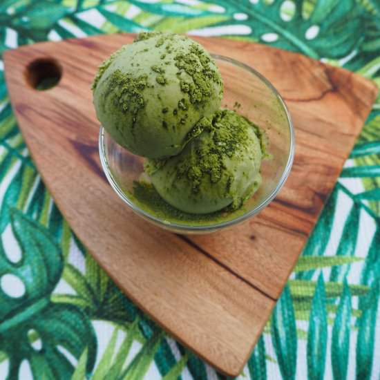 Easy Matcha Ice Cream