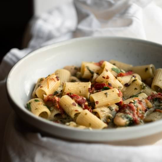 One Pot Butter Bean Pasta