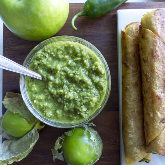 Zesty Salsa Verde for Taquitos