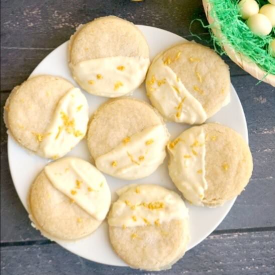 Lemon Shortbread Cookies