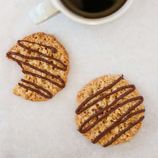 Brown Butter Swedish Oat Crisps