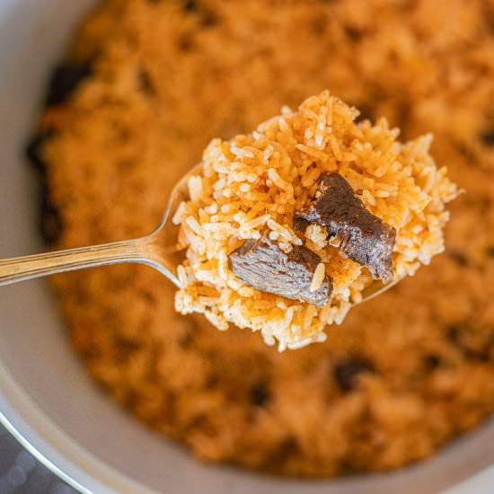 Instant Pot Jasmine Rice (red rice)