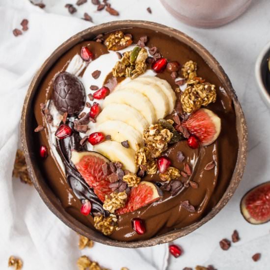 Cacao Reishi Smoothie Bowl