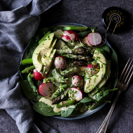 Asparagus Radish Salad