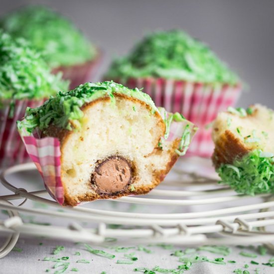 Easter Egg Filled Cupcakes