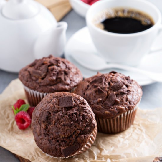 Triple Chocolate Muffins | Quick