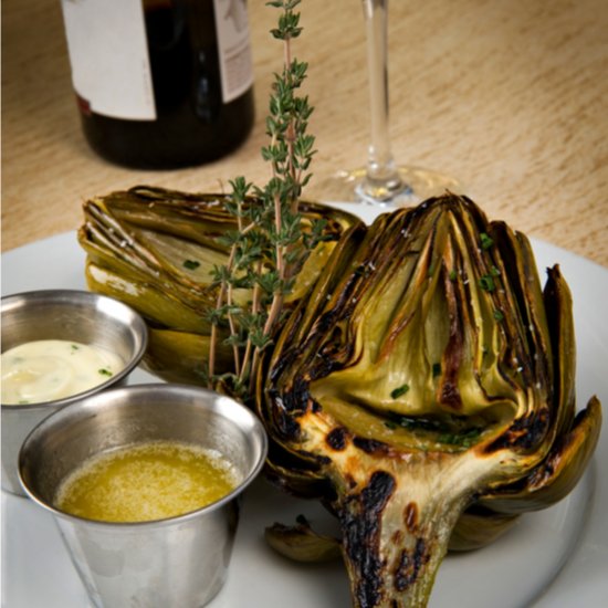 Grilled Artichokes – French Fancy!