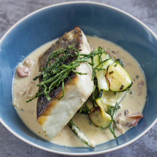 Roasted Hake with Samphire | Tasty