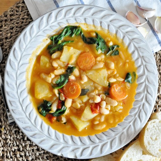 WHITE BEAN & POTATO STEW