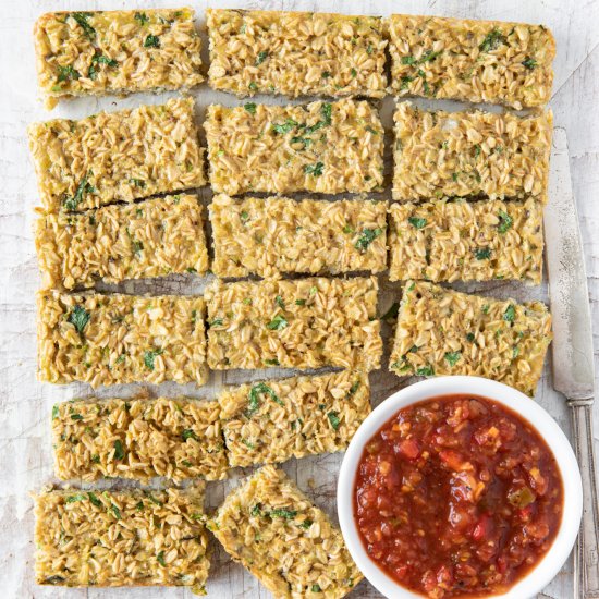 Easy Savory Oatmeal Bars