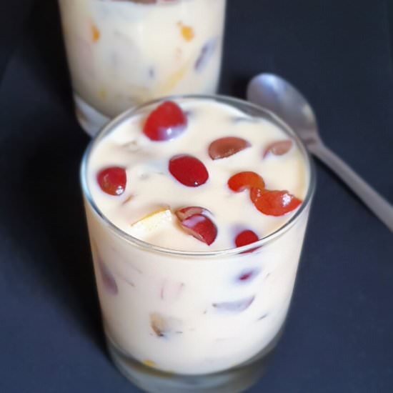 Easy Fruit Custard Recipe | How to