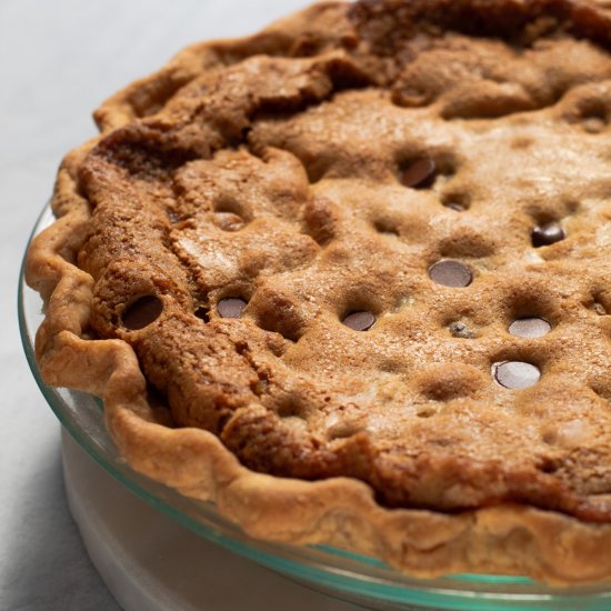 Chocolate Chip Cookie Pie