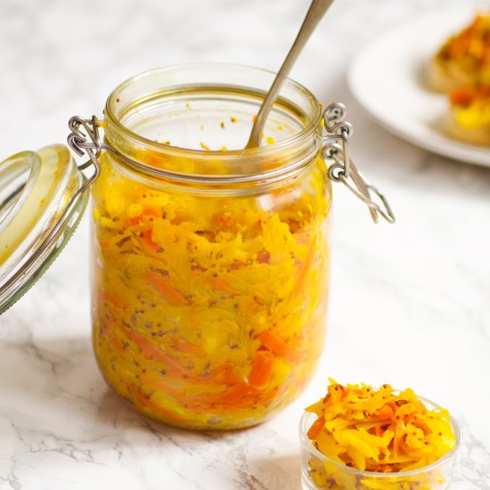 Turmeric Sauerkraut