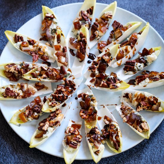 Blue Cheese and Pecan Endive Cups