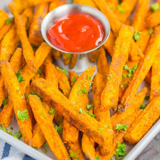 Crispy Baked Sweet Potato Fries