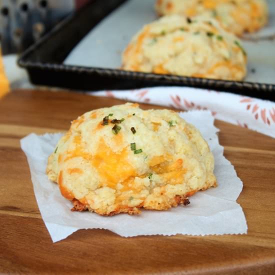 Gluten Free Cheddar Chive Biscuits