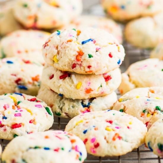 Cake Mix Funfetti Cookies