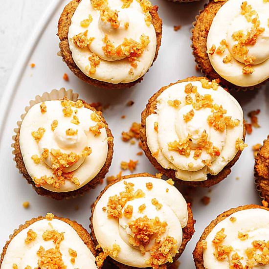 Keto Carrot Cake Cupcakes