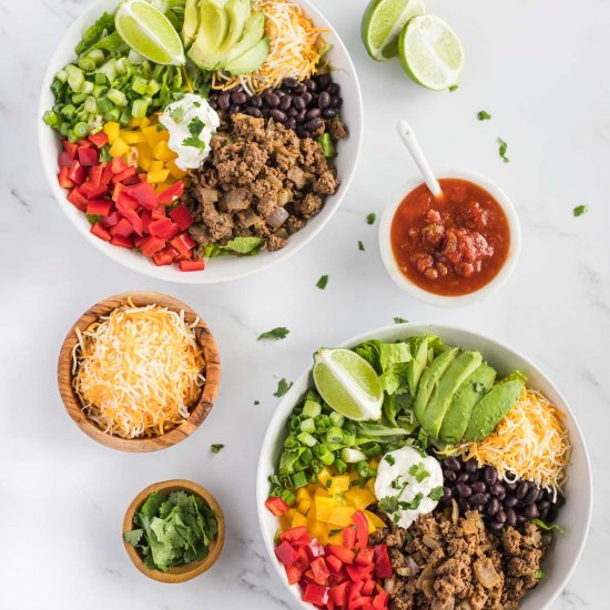 Easy Low-Carb Burrito Bowls