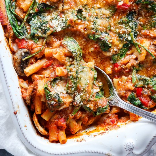 No Boil Baked Ziti