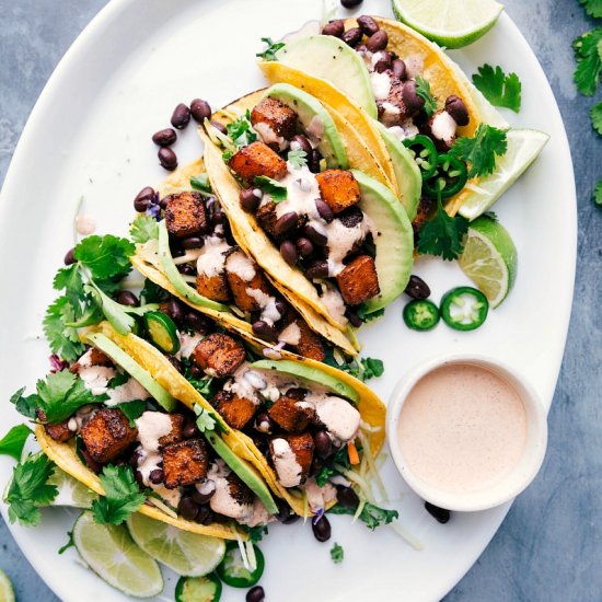 Butternut Squash Tacos