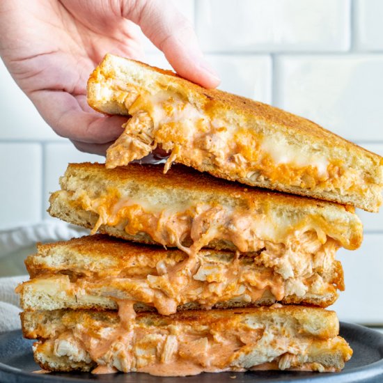 Buffalo Chicken Grilled Cheese